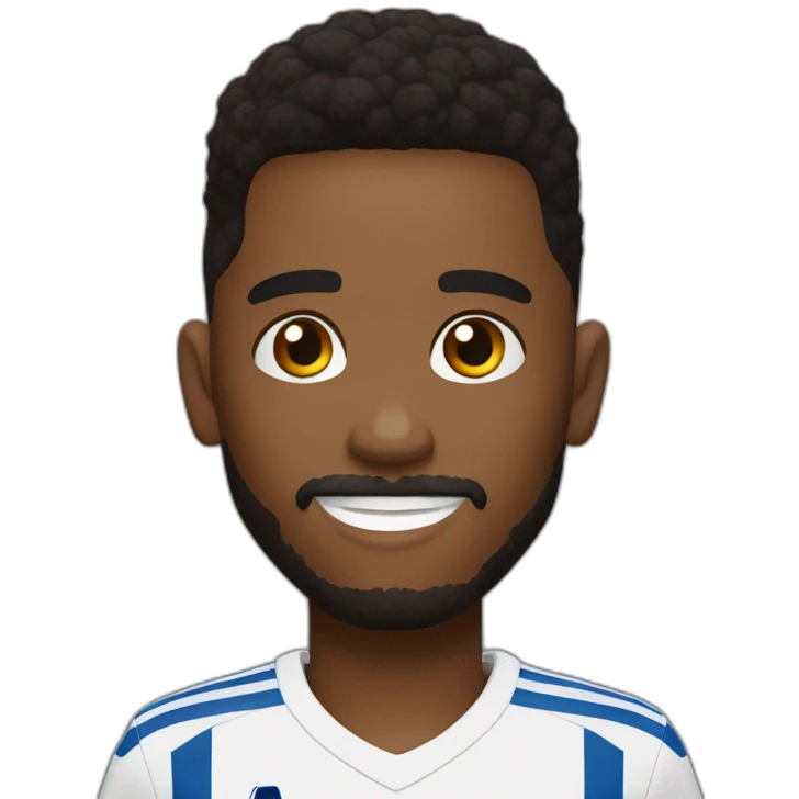 samuel etoo qui dit avec la main bonjour emoji