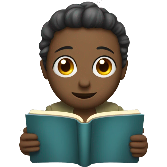 Reading a book emoji