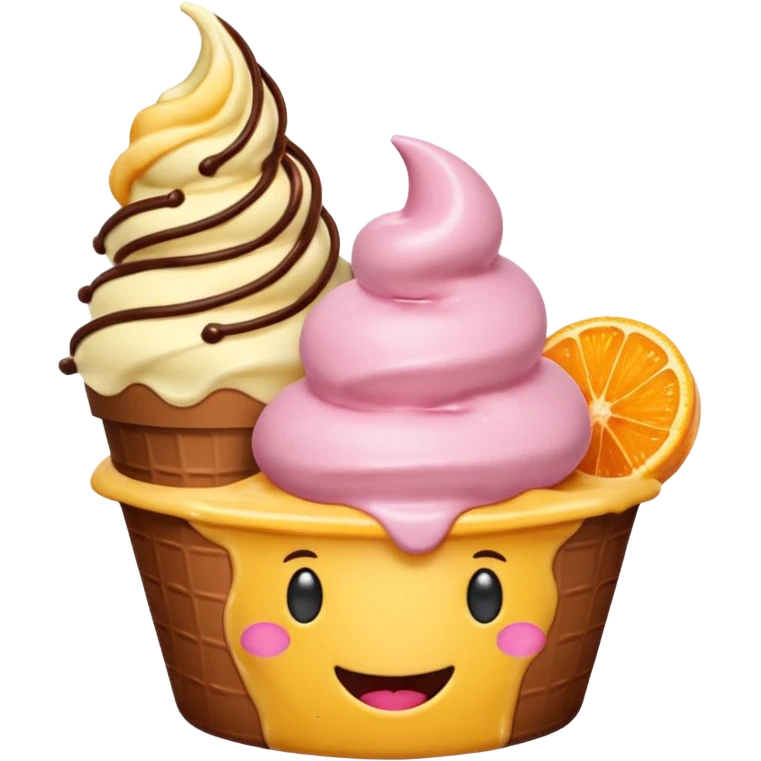 emoji tema agosto, colori allegri, sole, spiaggia, gelato, vacanze emoji