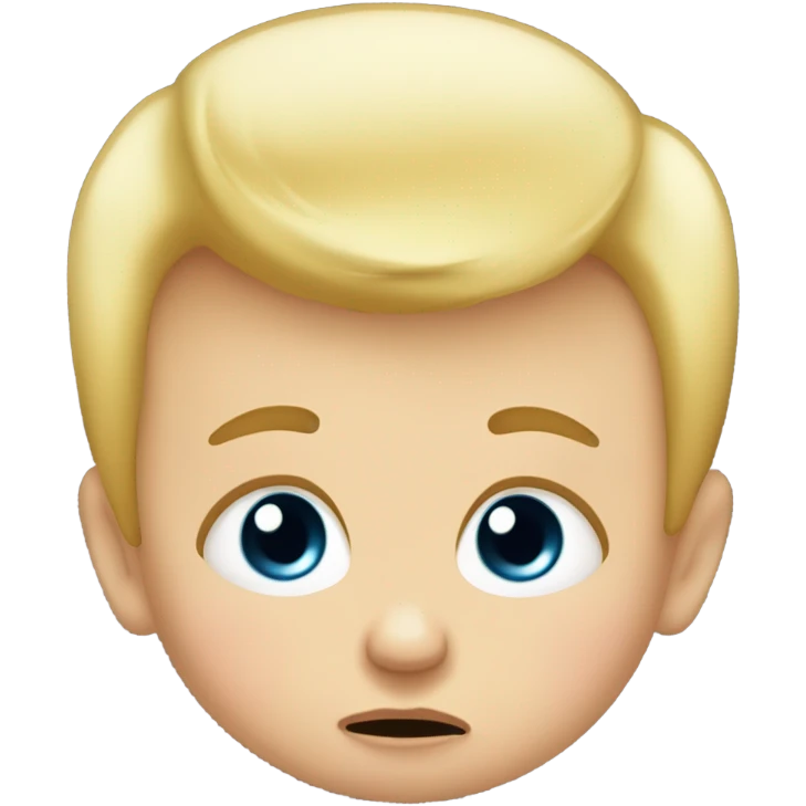 Baby Donald trump crying emoji