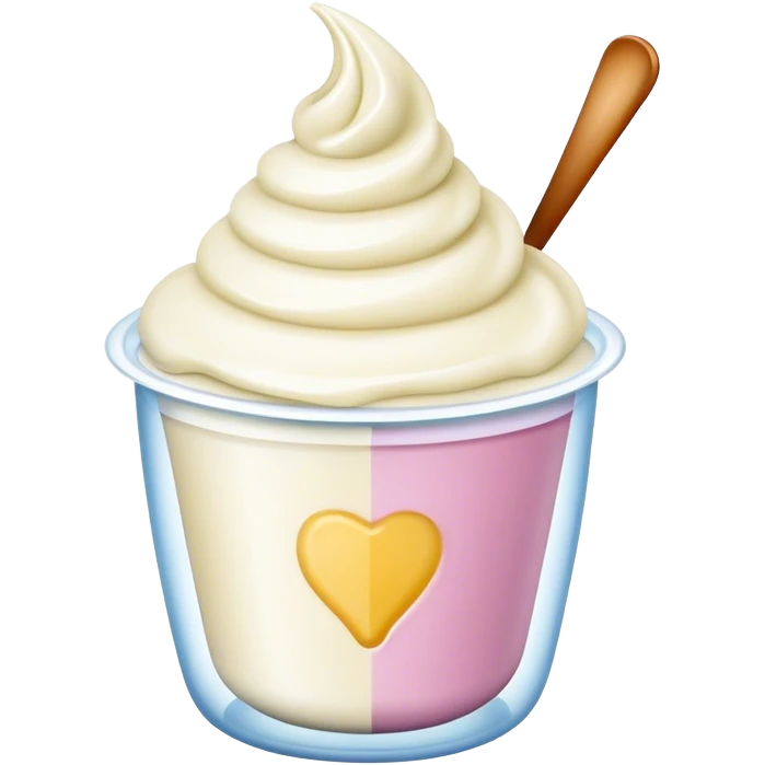 Frozen yogurt  emoji