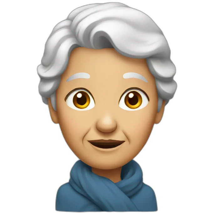old woman emoji