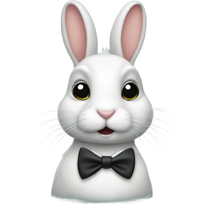 Bunny with a monocle emoji