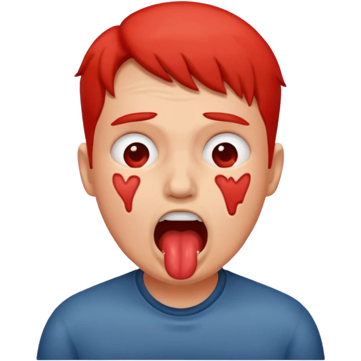 Choking emote emoji