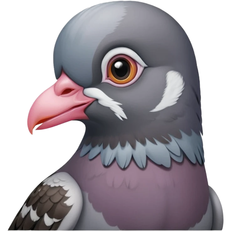 Pigeon + crumb trail, Street Wildlife. emoji