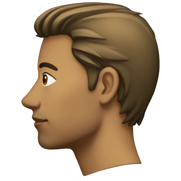 side profile emoji
