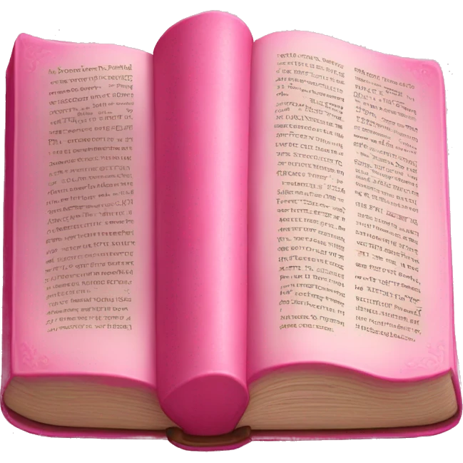 Pink Bible  emoji