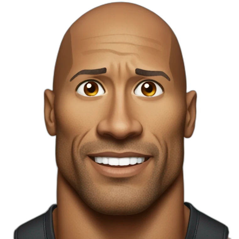 Dwayne Johnson emoji