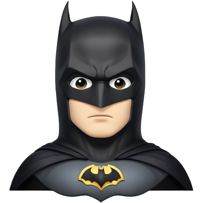 Batman in costume emoji