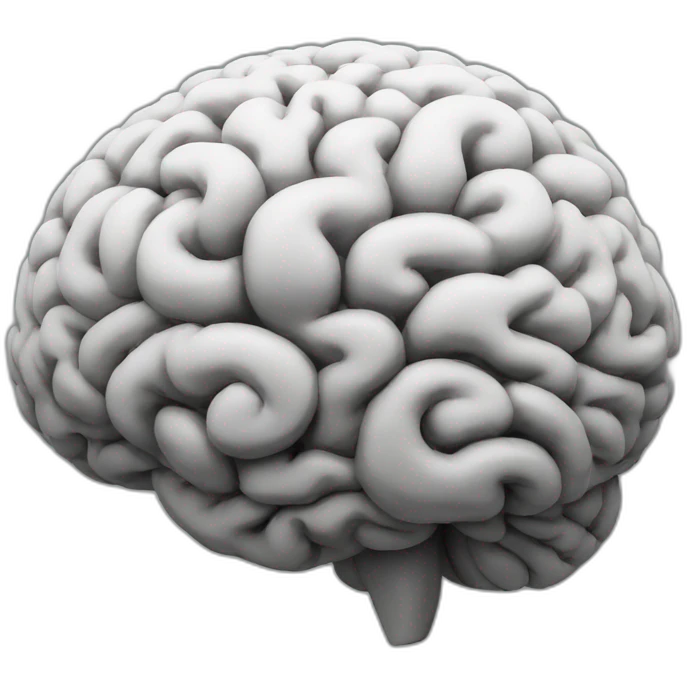 brain sculpture emoji