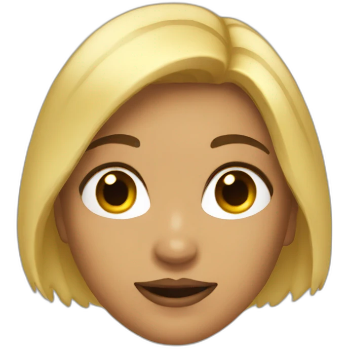 Femme chauve emoji