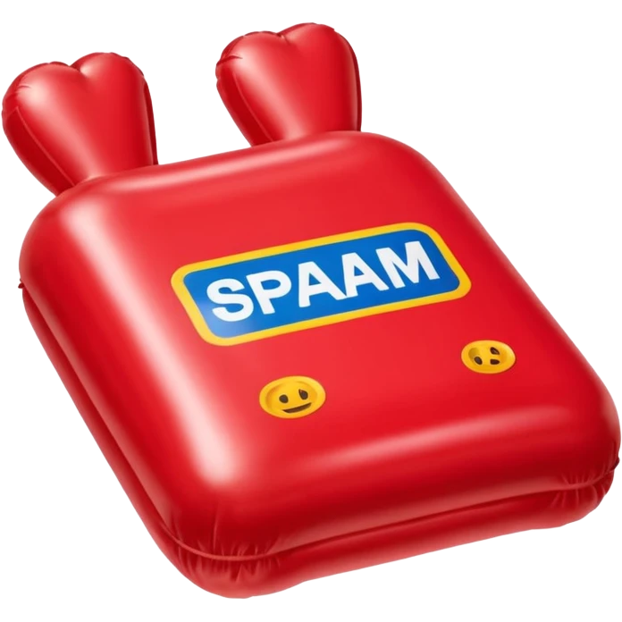  paris SPAM meat jeff koons style inflatable sculpture art painting  emoji