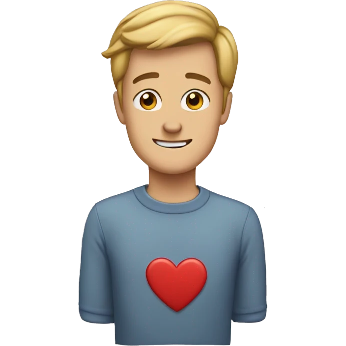 heart with the name ben in the middle emoji