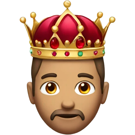 RED RUBY CROWN emoji