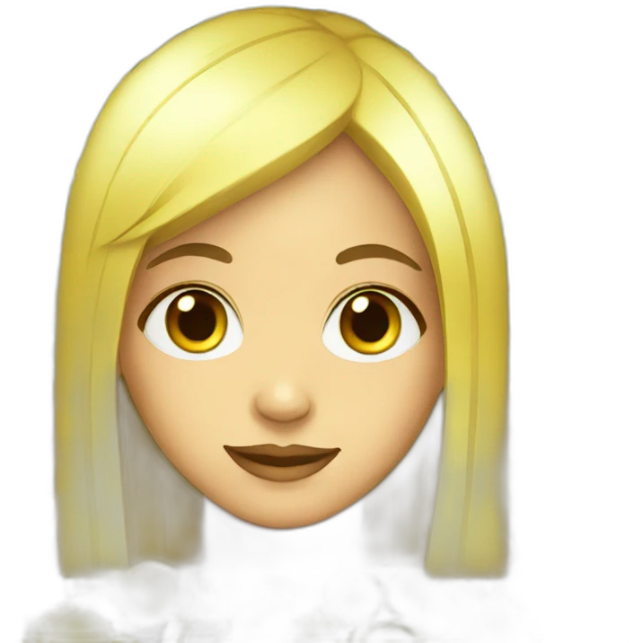 a girl in a lemon shape emoji