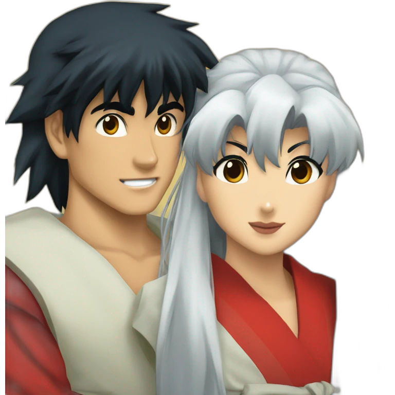Inuyasha and Kagome emoji