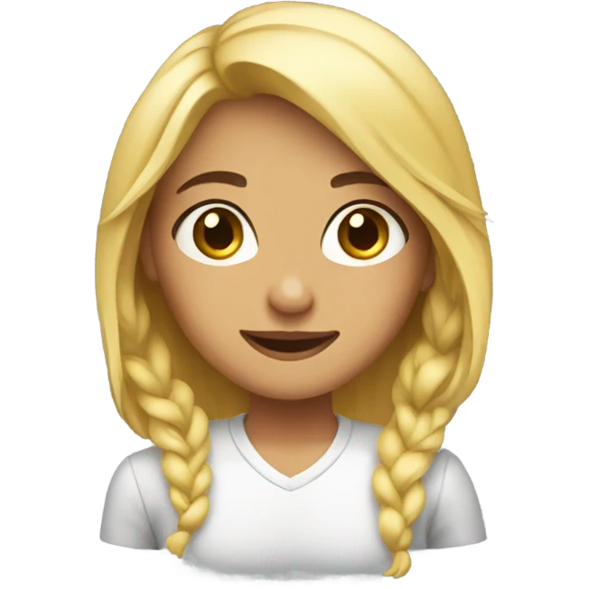 A girl emoji