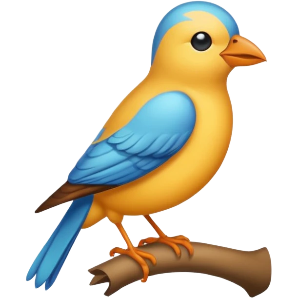 Oiseau qui fais caca sur les gens emoji