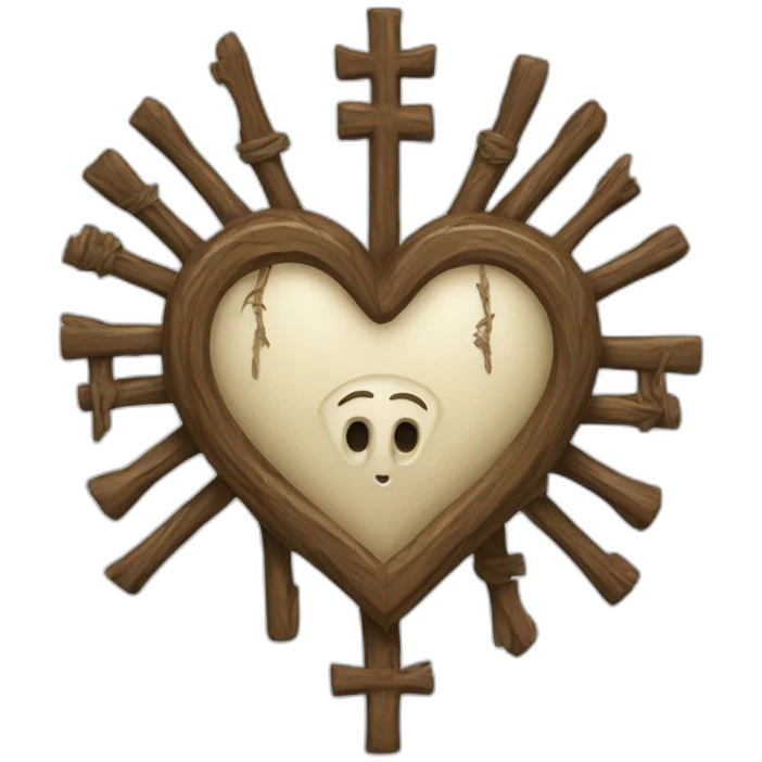 holy heart with seven sorrows emoji