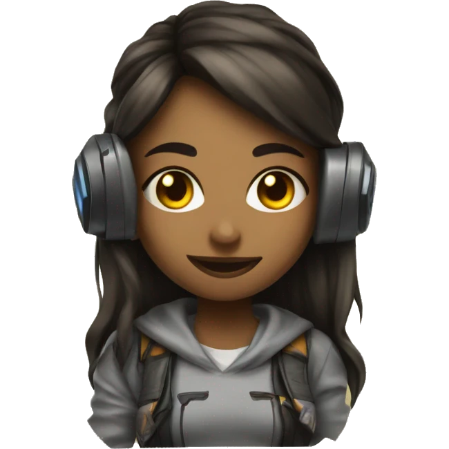 Gamer girl emoji