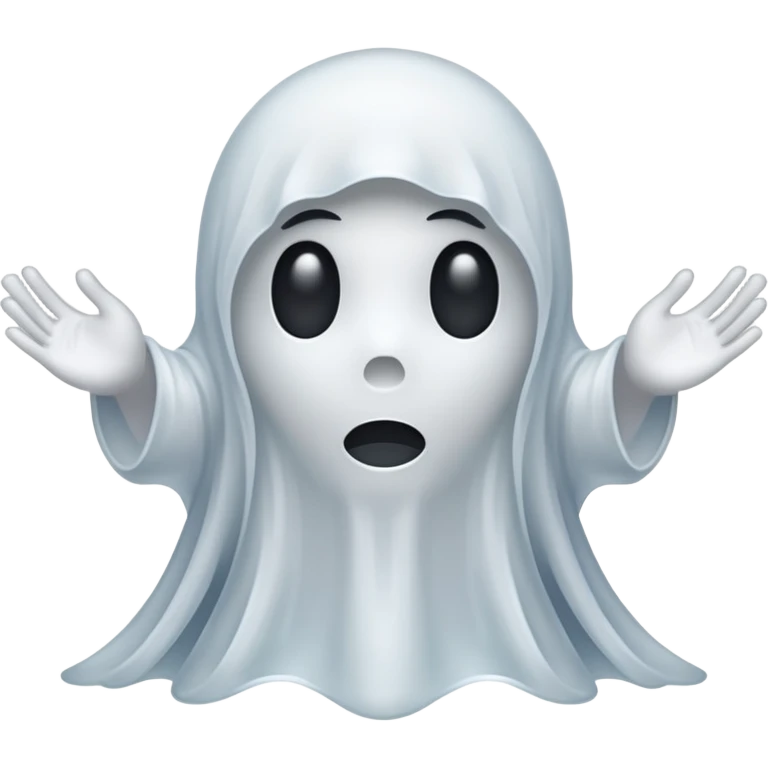 A ghost of a font character emoji