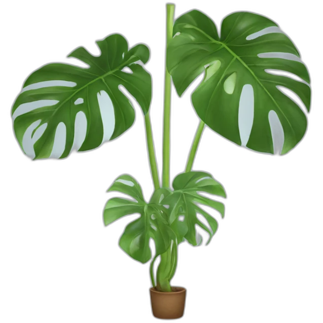 Monstera deliciosa emoji