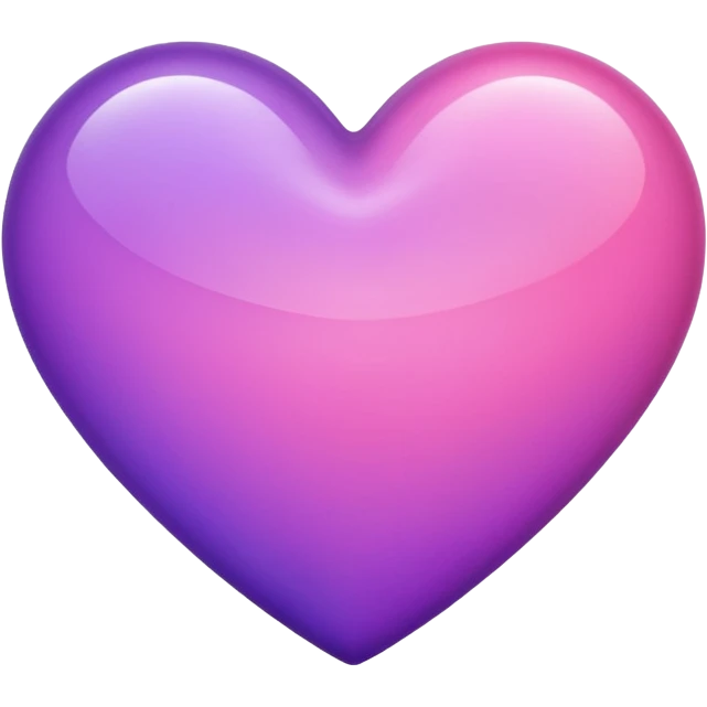 Pink and purple heart emoji