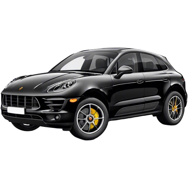 2018 black porsche macan emoji
