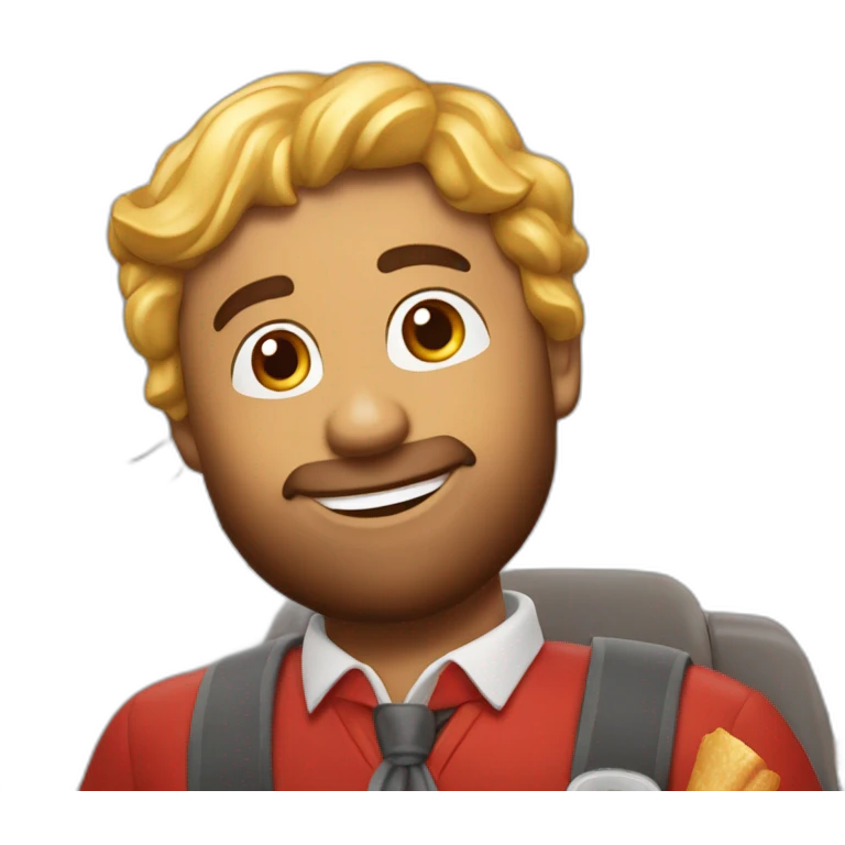 Burgerking guy frome plane emoji