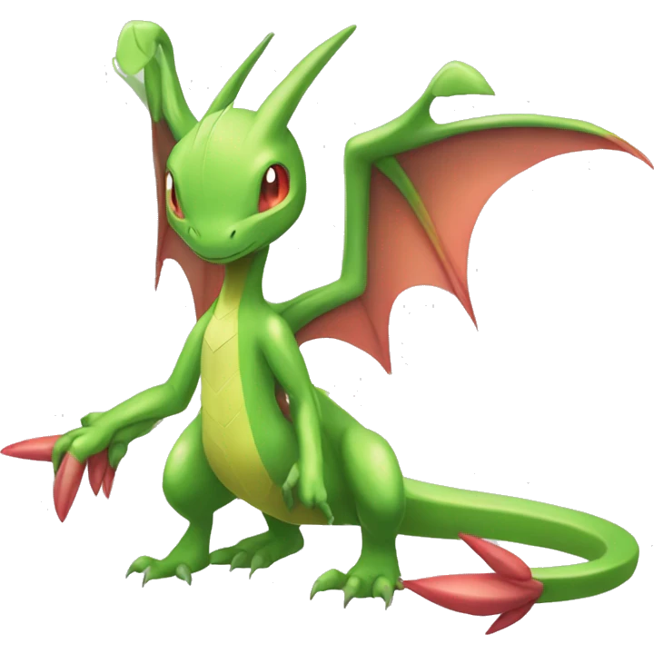 Full body shiny Flygon-Scyther-grovyle emoji