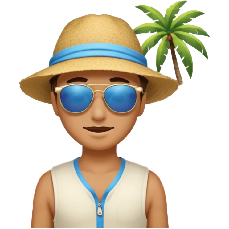 Пляж без человека  emoji