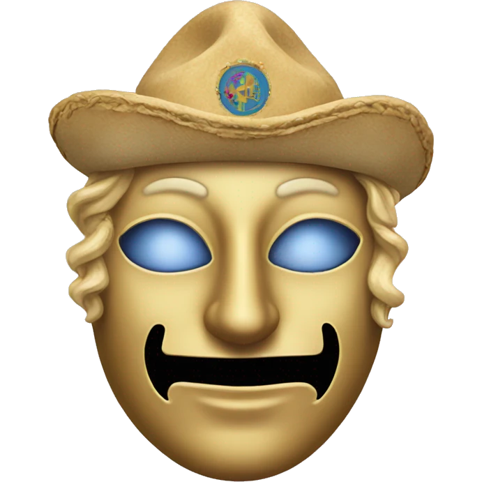 un masque de fastnacht emoji