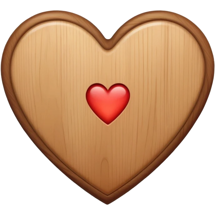 Heart light brown emoji