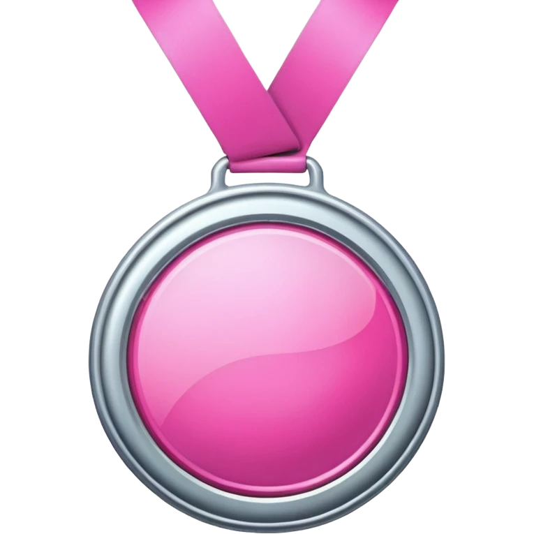 Pink medal  emoji