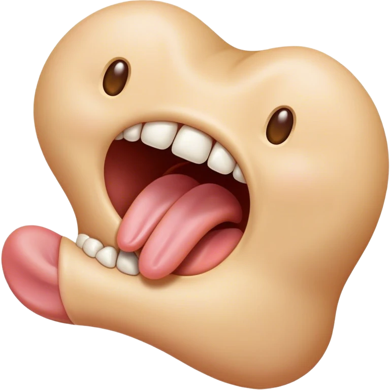 👅🦶🏻 emoji