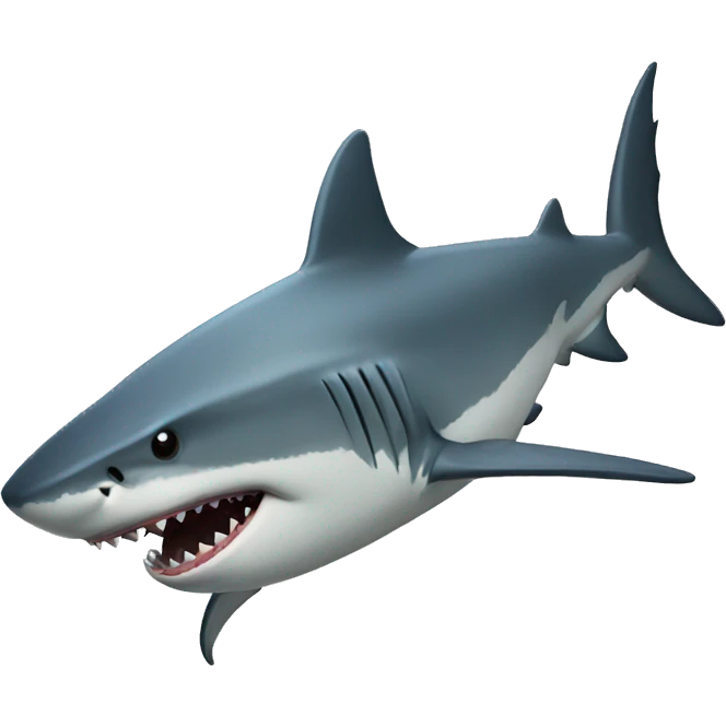 shark with topha emoji