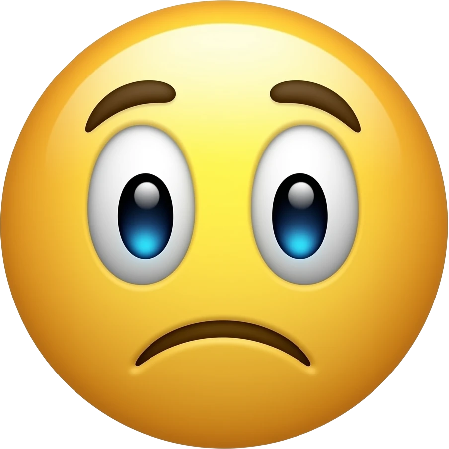 Super Mario from an extreme side angle with a melancholic expression, glossy 3D emoji character, soft studio background emoji