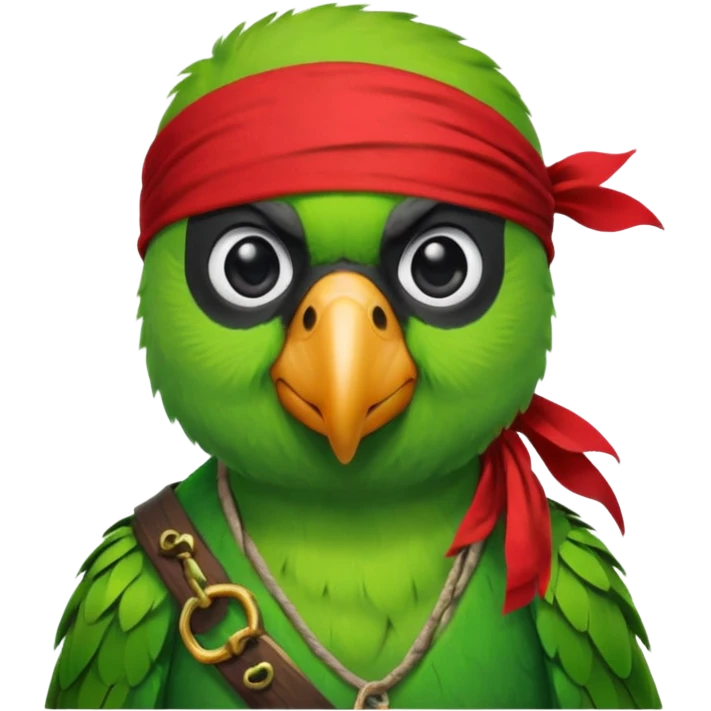 pirate and parrot emoji