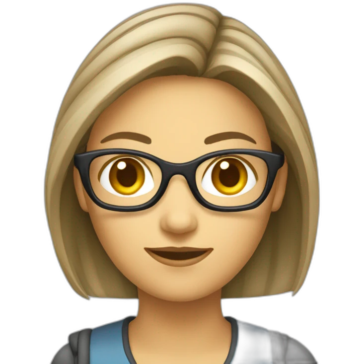 Un développeur informatique femme emoji