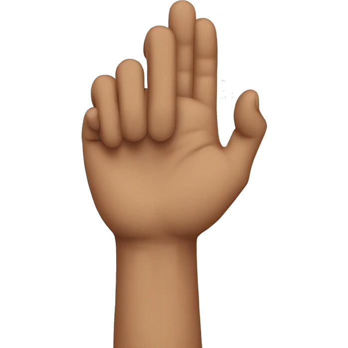 hand on shoulder emoji