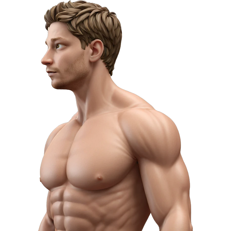 muscular male in natural light emoji
