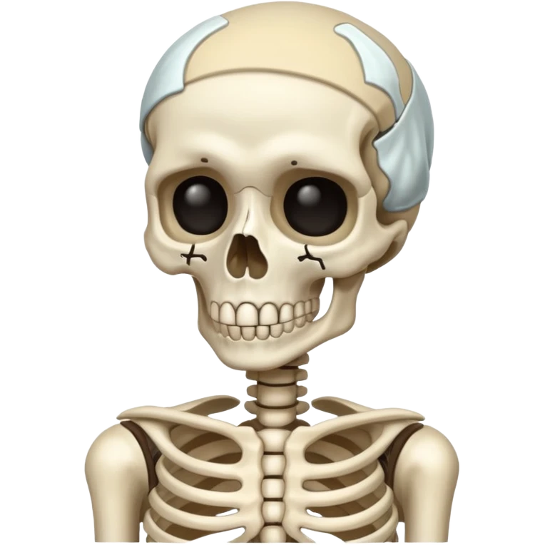 Shy Skeleton emoji