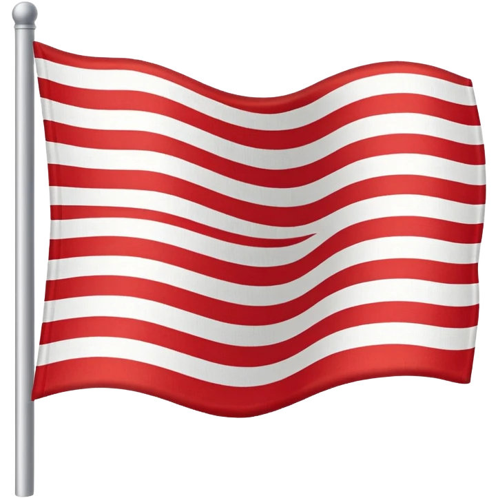 White red white flag emoji