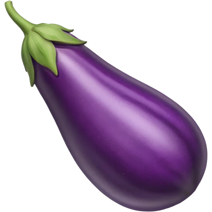 Eggplant with veins emoji
