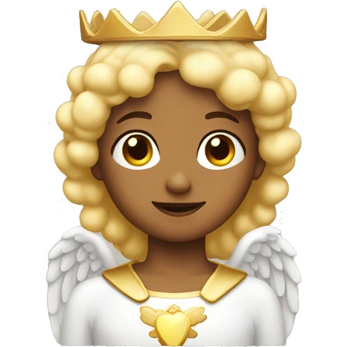 angel with crown  emoji