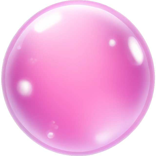 pink soap bubbles emoji