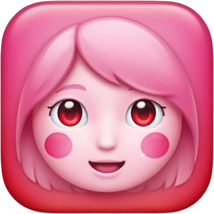Lil tint pink and red emoji
