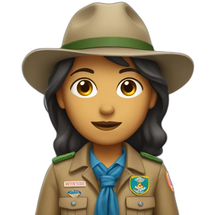 Scouts mujer emoji