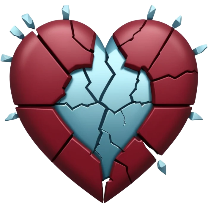 marron break heart emoji