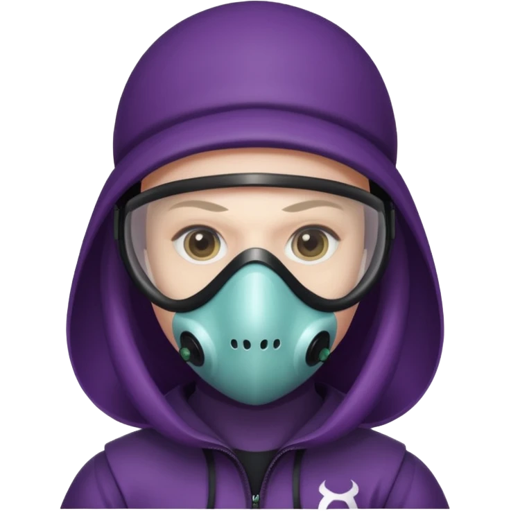 squid game guard wearing mask emoji